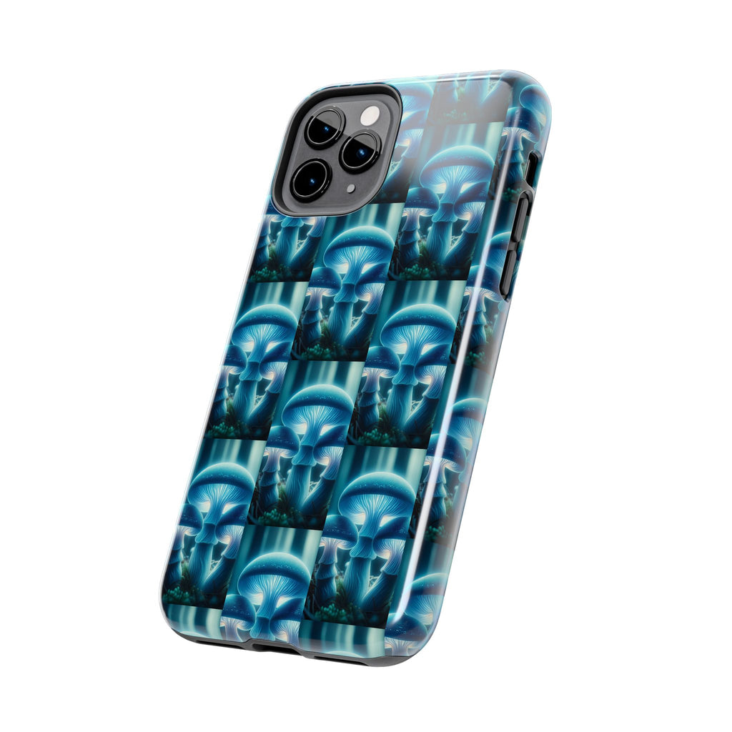 Blue Mushrooms - Tough Phone Case