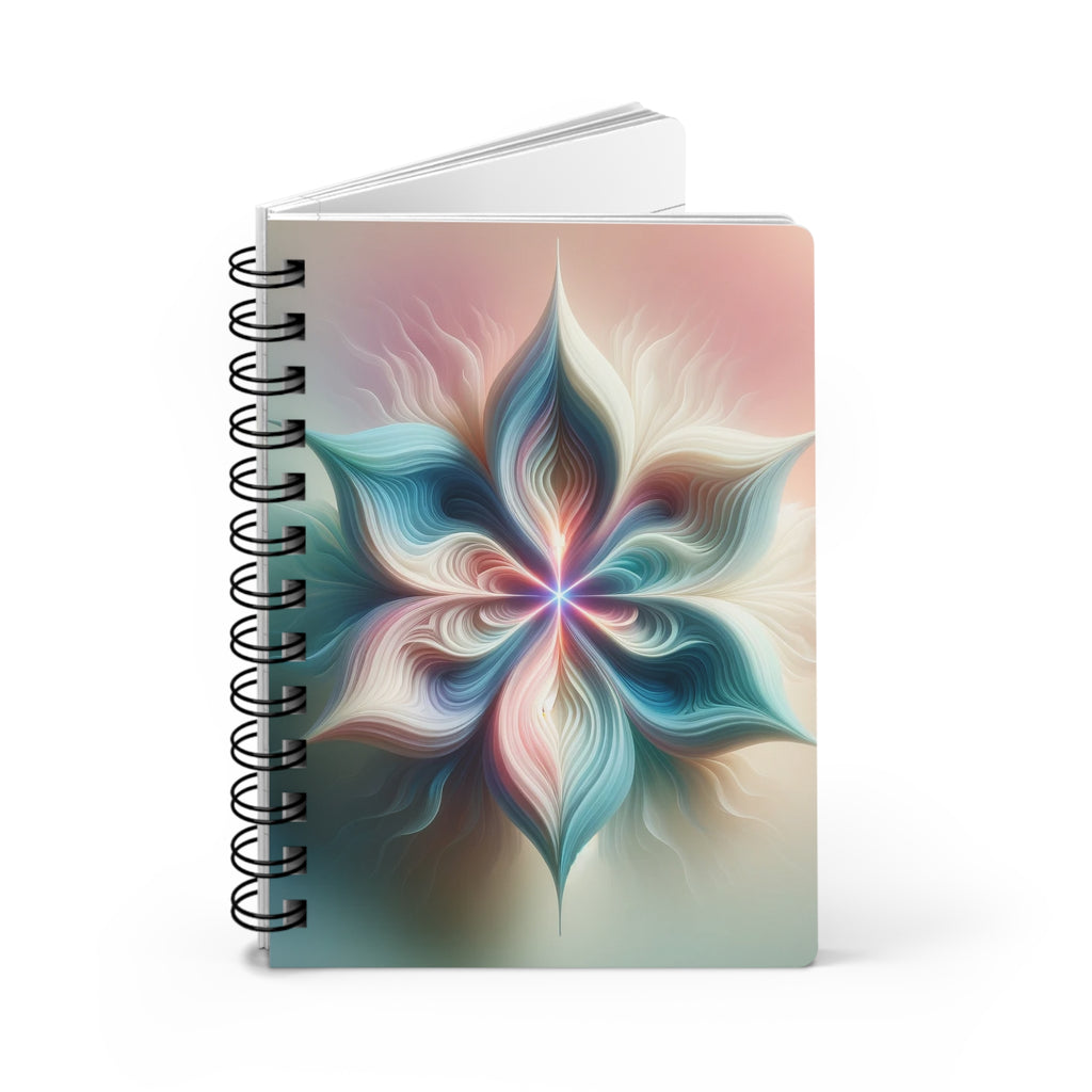 Pastel coloured star - Spiral Notebook
