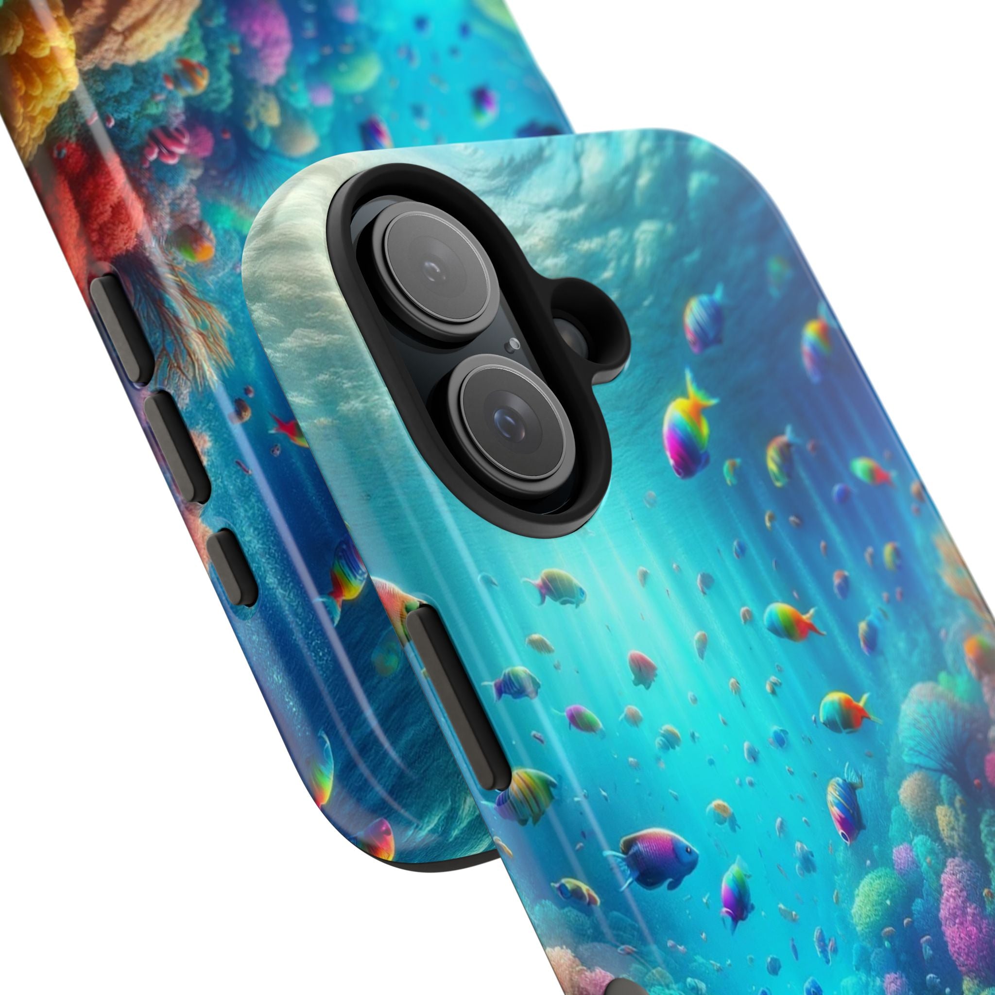 Coloured fish and coral reef - Tough Phone Case