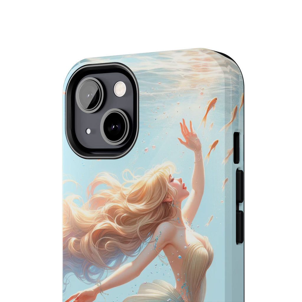 Blond mermaid - Tough Phone Case