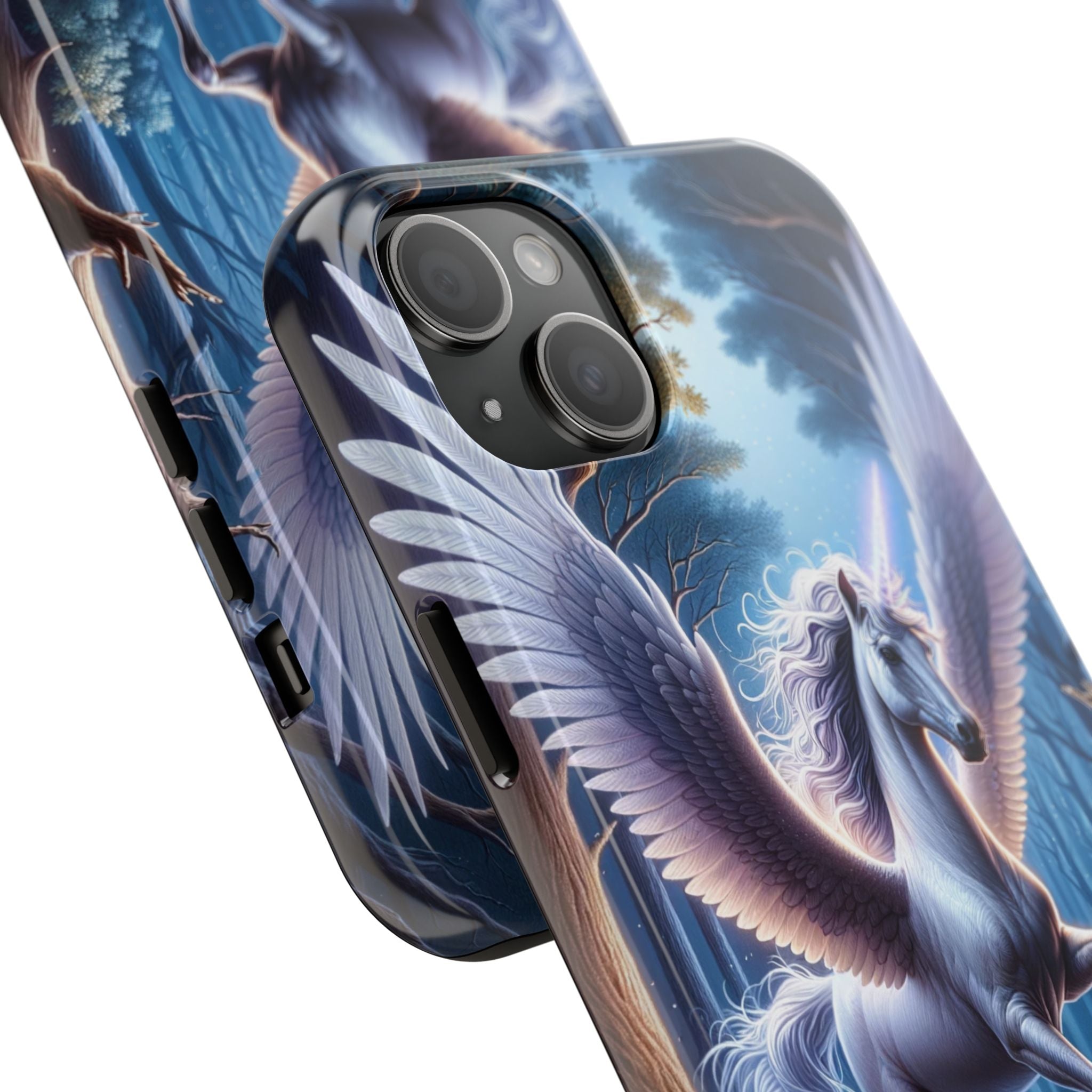 Phone Case - Unicorn Landing in Magical Forest