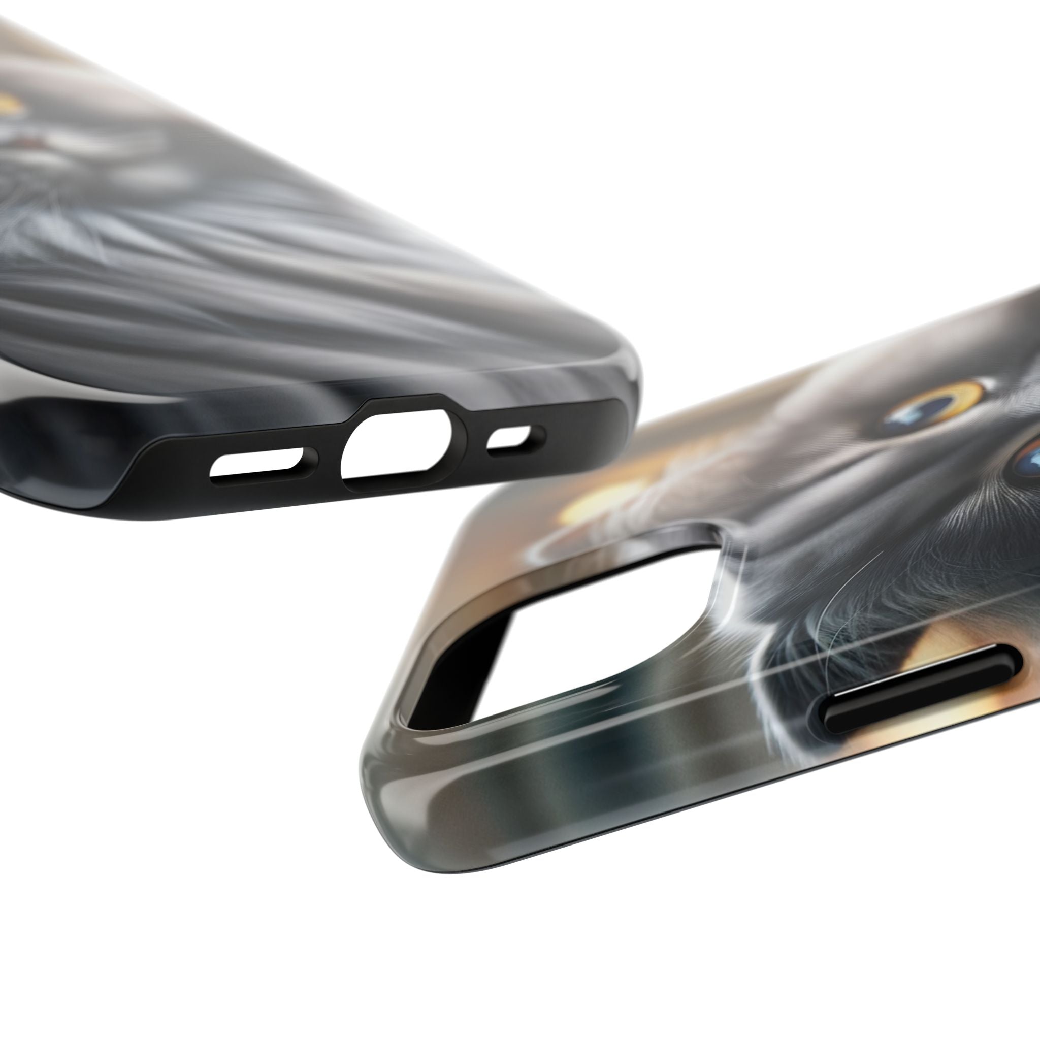 Grey cat - Tough Phone Case