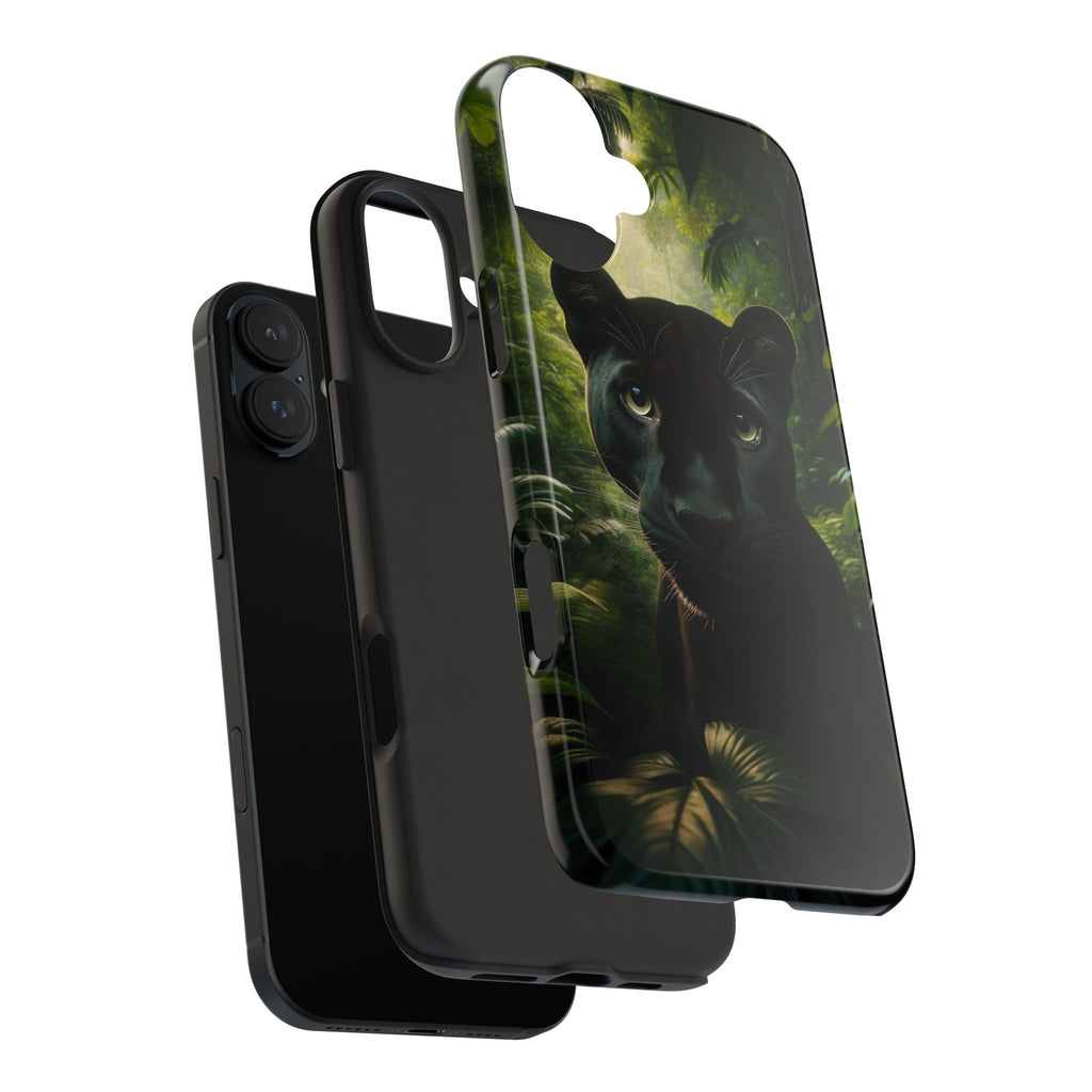 Curious black panther - Tough Phone Case