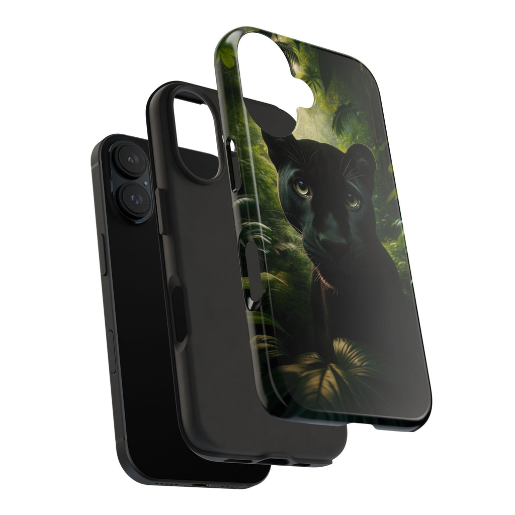 Curious black panther - Tough Phone Case