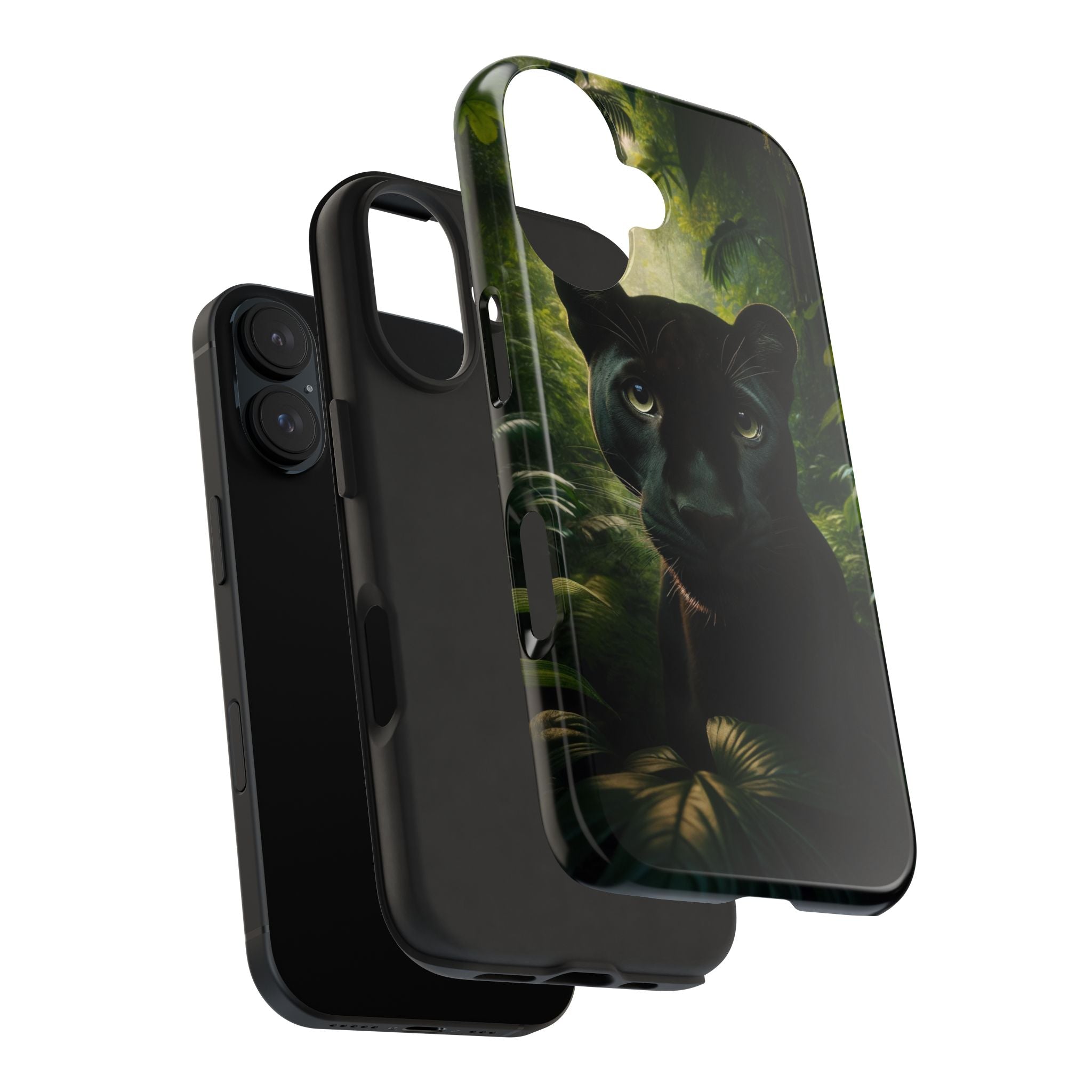 Curious black panther - Tough Phone Case