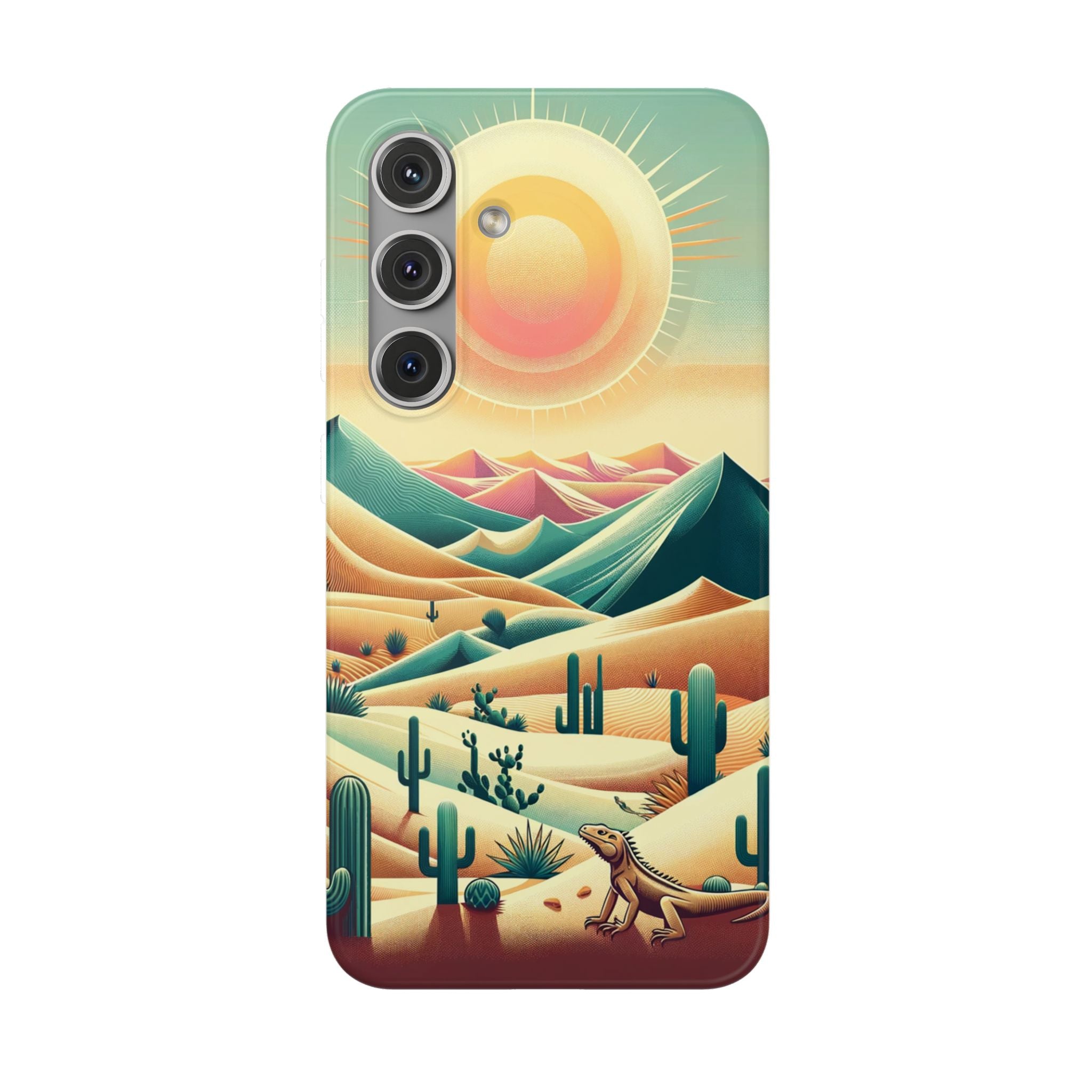 Iguana in the desert - Flexi Case (Samsung only)