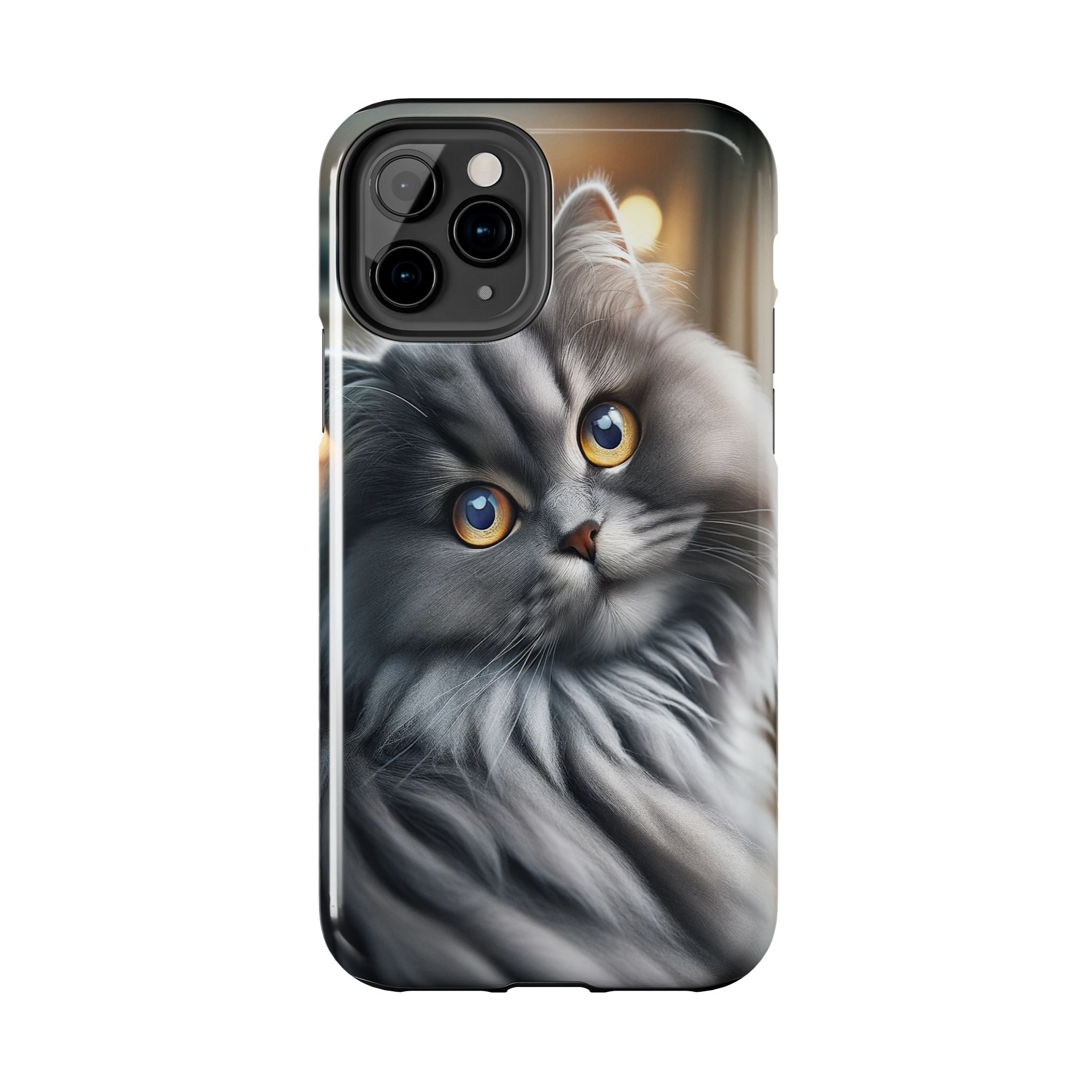 Grey cat - Tough Phone Case
