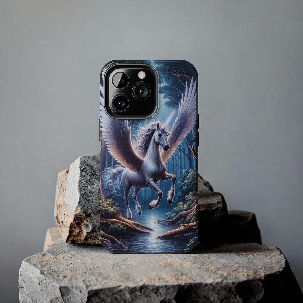Phone Case - Unicorn Landing in Magical Forest