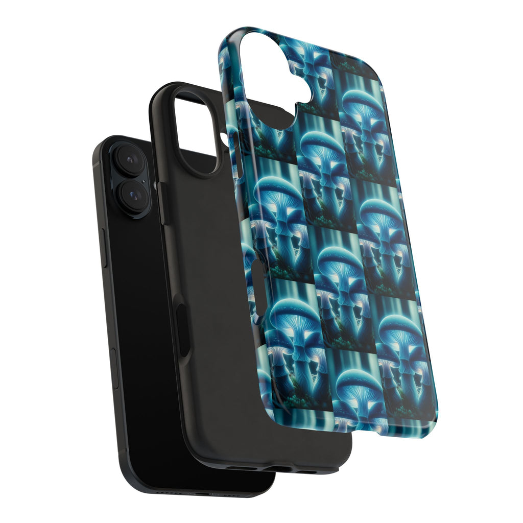 Blue Mushrooms - Tough Phone Case