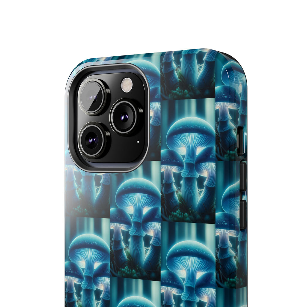 Blue Mushrooms - Tough Phone Case