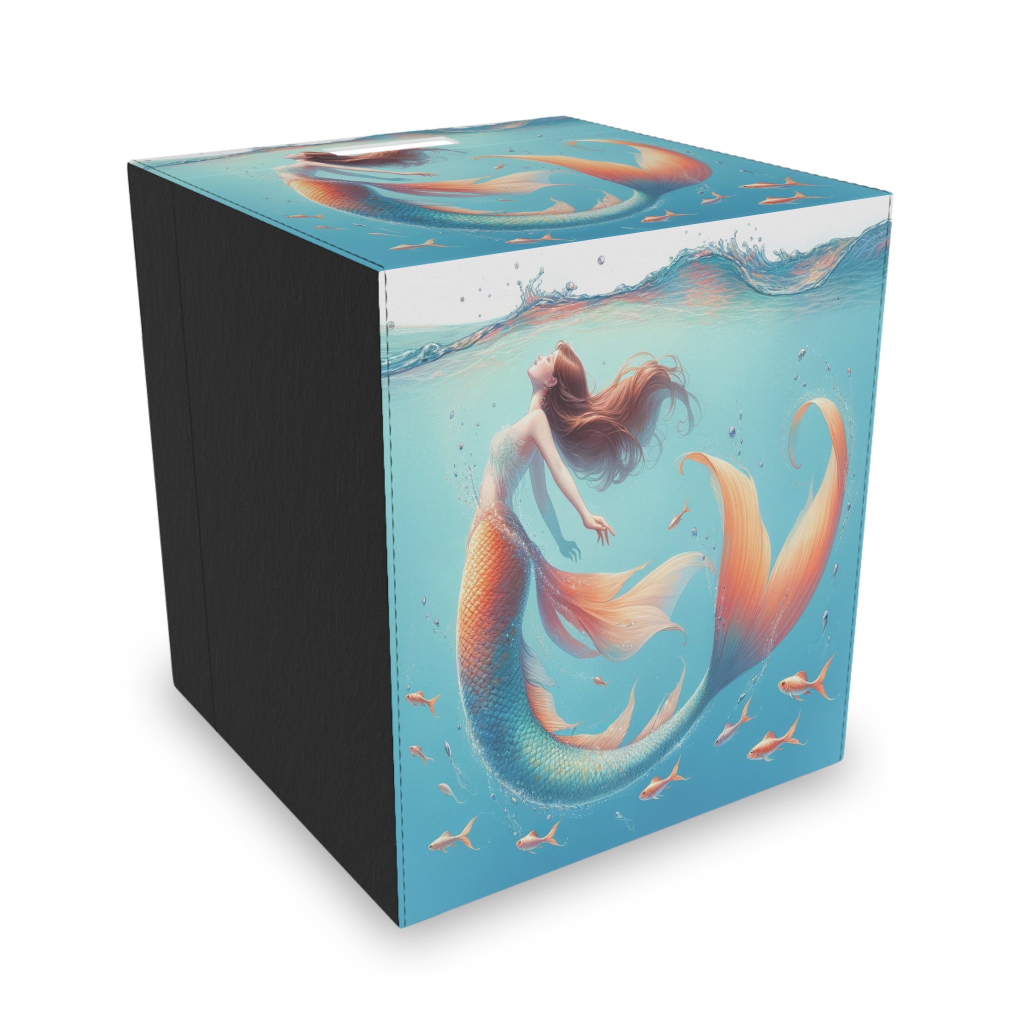 Mermaid with orange tail - Storage Box