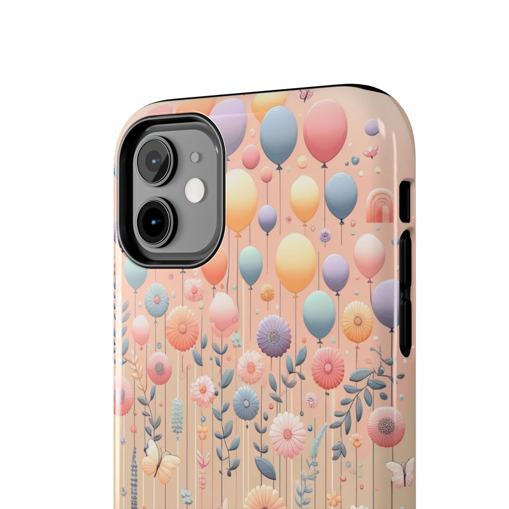 Balloons and flowers - Tough Phone Case