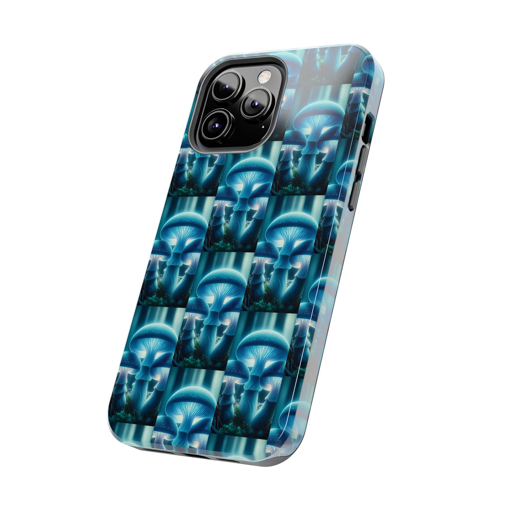 Blue Mushrooms - Tough Phone Case