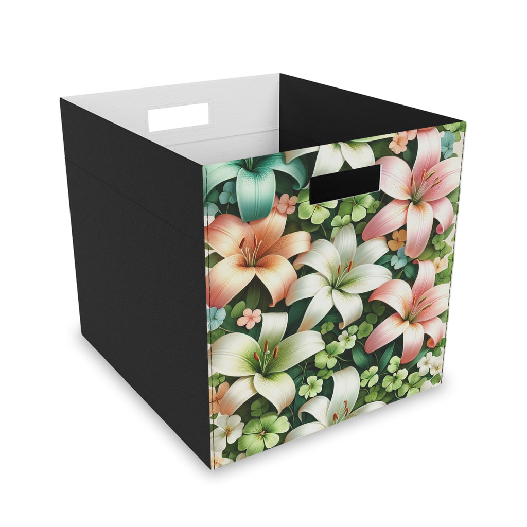 Lilies on green - Storage Box
