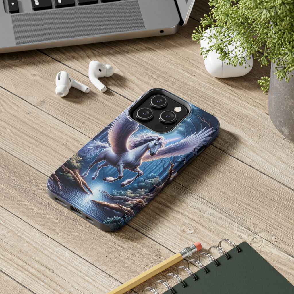 Phone Case - Unicorn Landing in Magical Forest