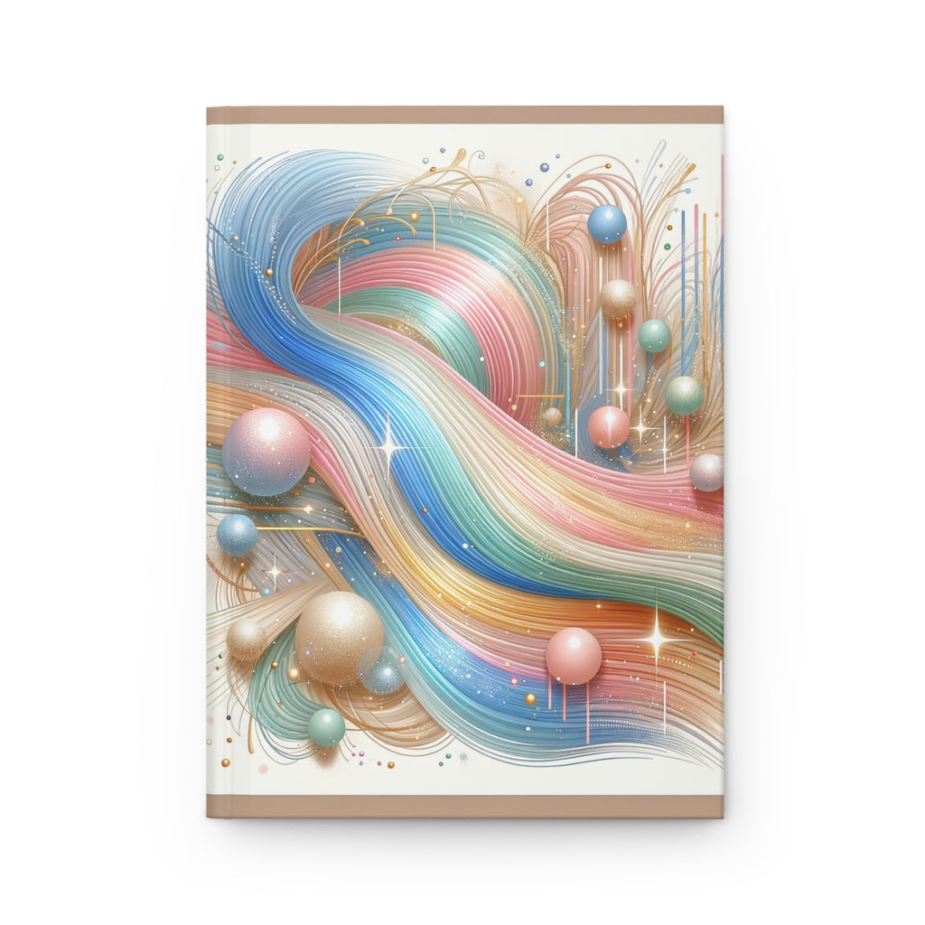 Unique Pastel Art design - Hardcover Notebook