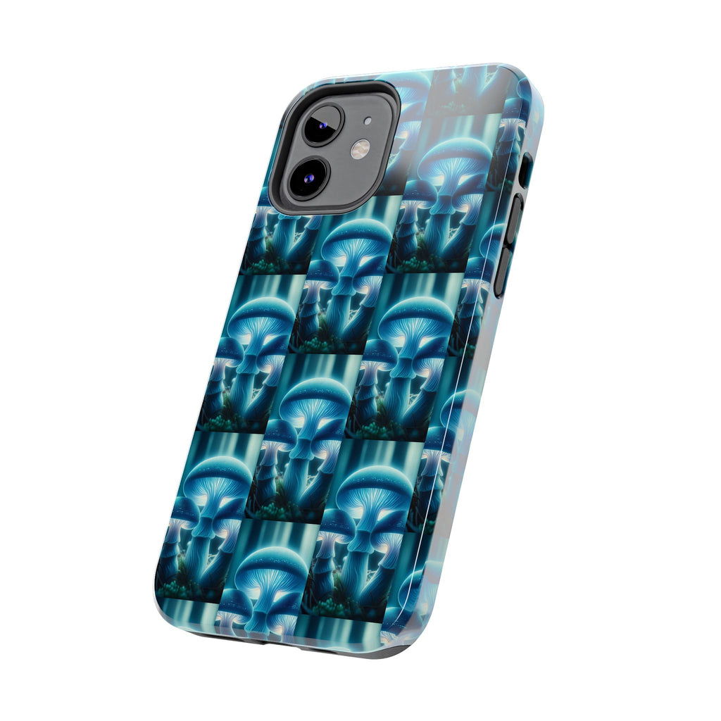 Blue Mushrooms - Tough Phone Case