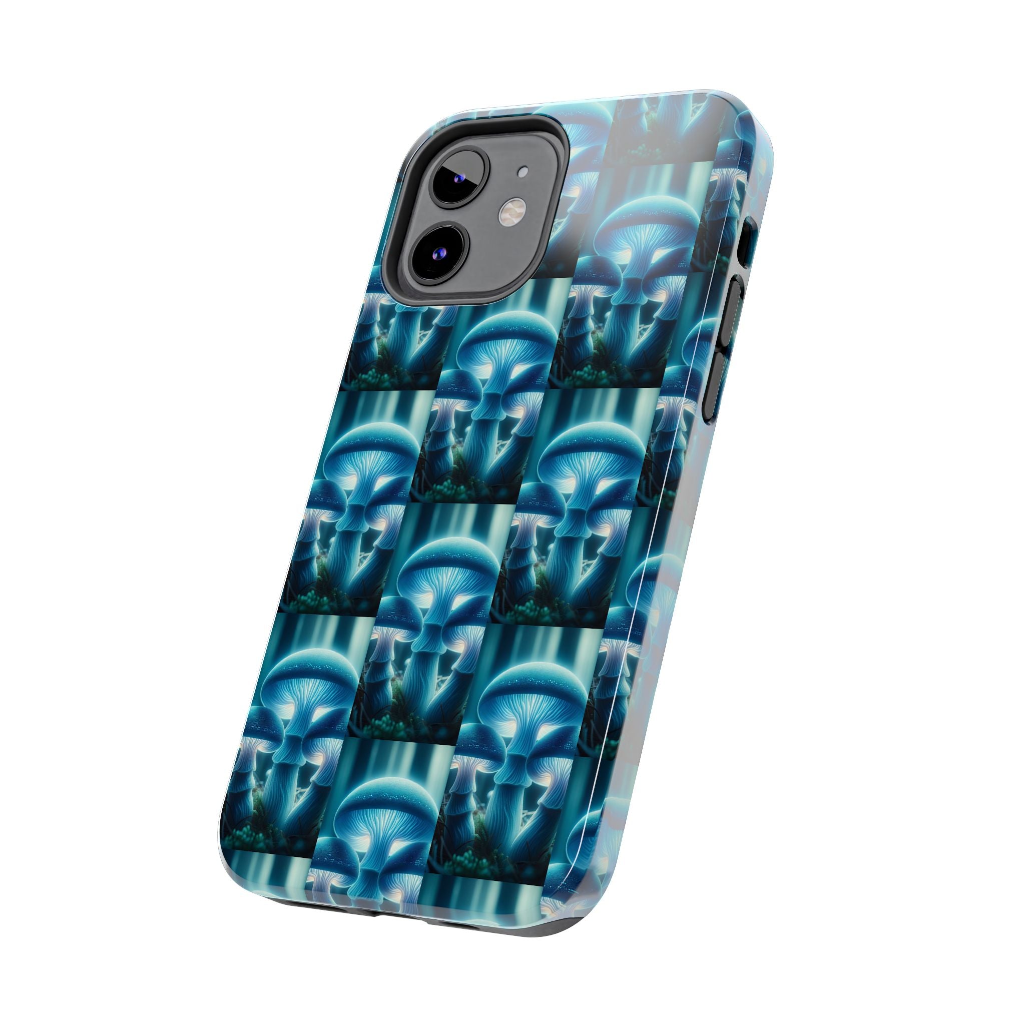 Blue Mushrooms - Tough Phone Case