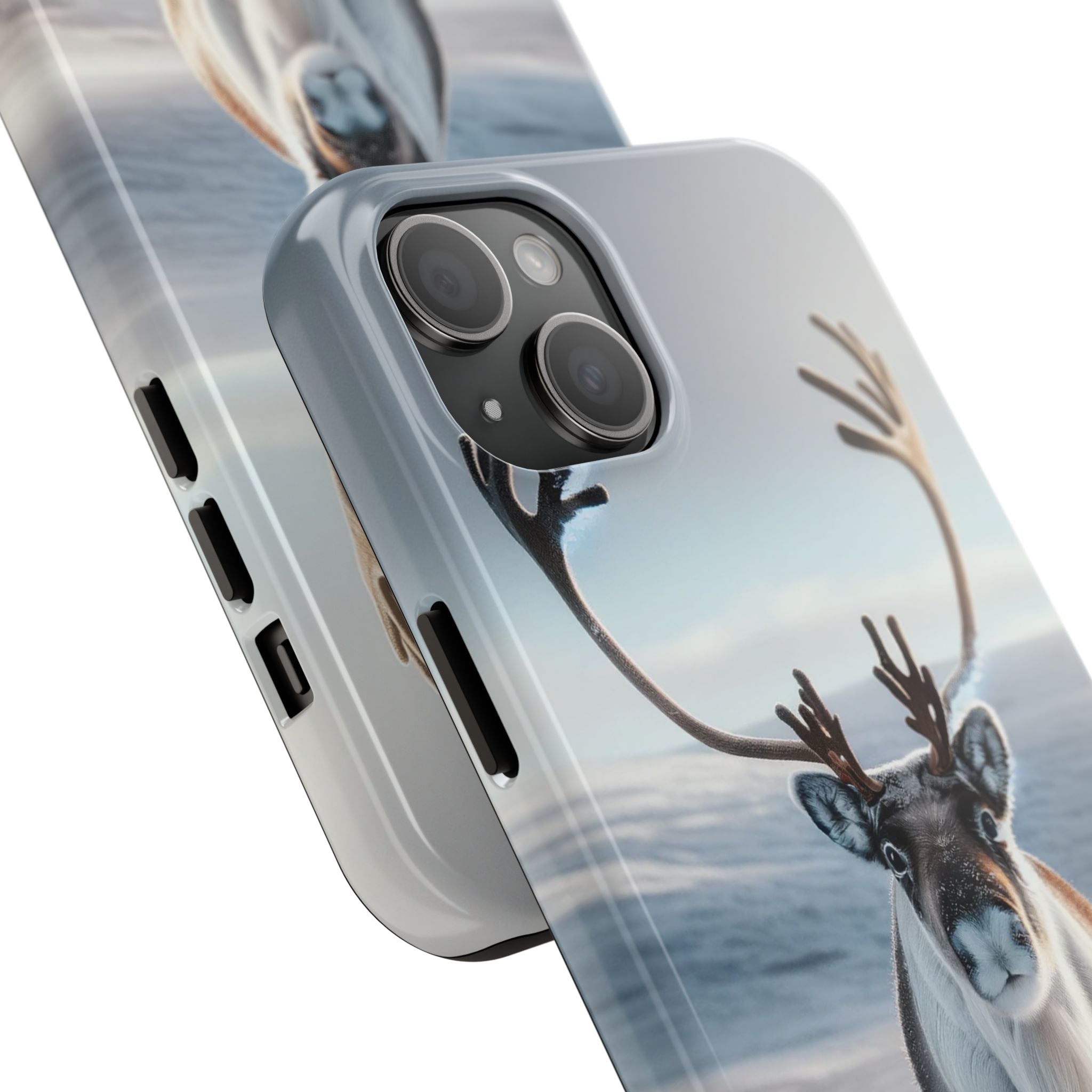 Phone Cases - Curious Reindeer Design