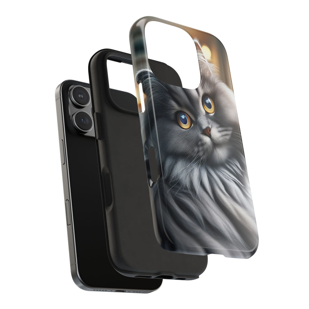Grey cat - Tough Phone Case