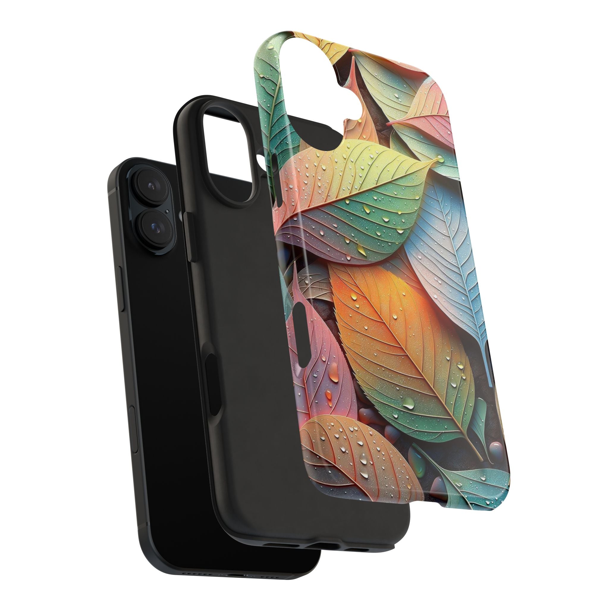 Pastel coloured leaves - Tough Phone Case