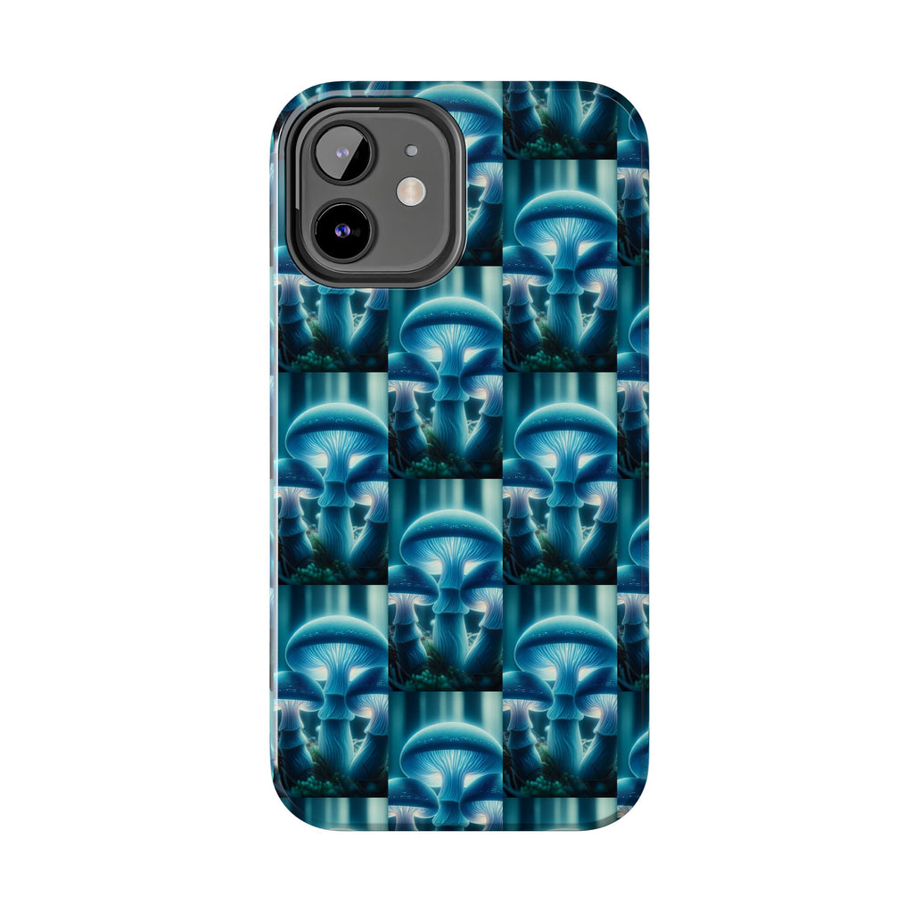 Blue Mushrooms - Tough Phone Case