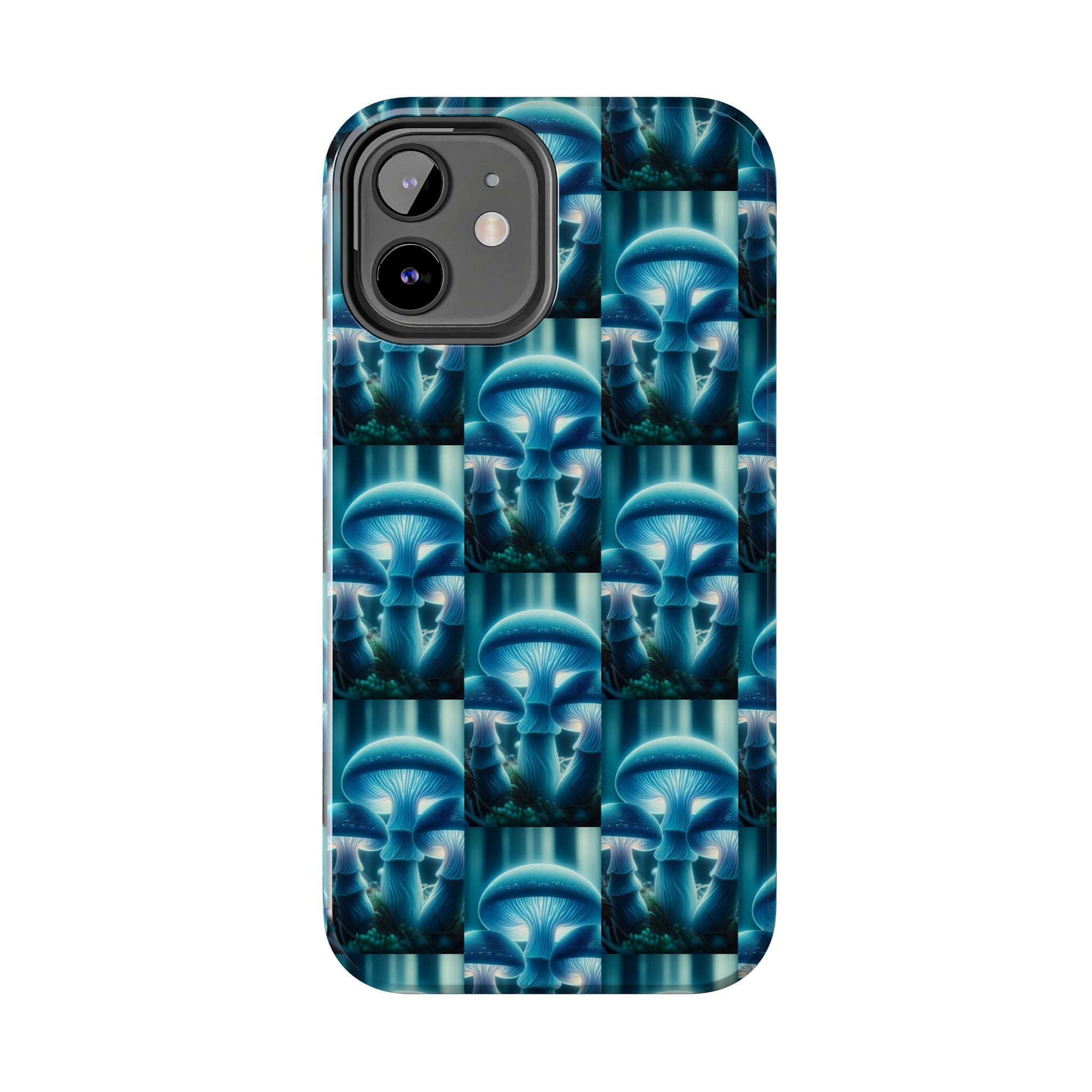 Blue Mushrooms - Tough Phone Case