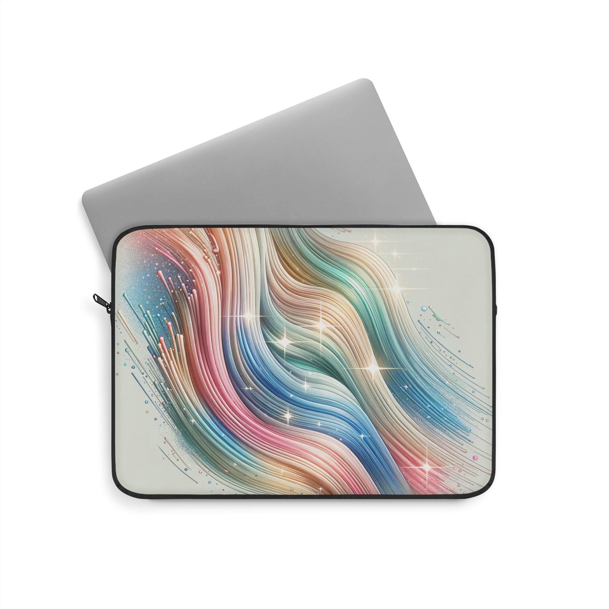Pastel coloured strokes - Laptop Sleeve