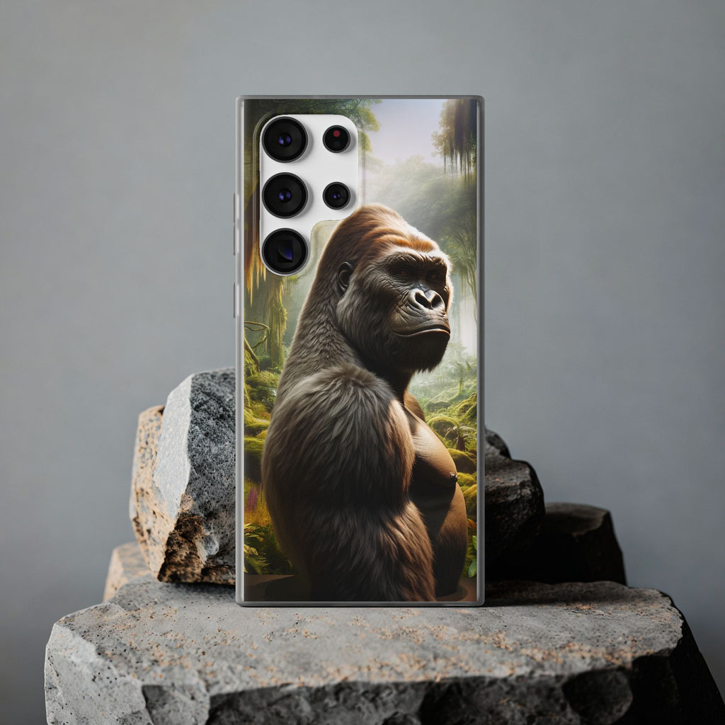Curious Gorilla - Flexi Case (for Samsung only)