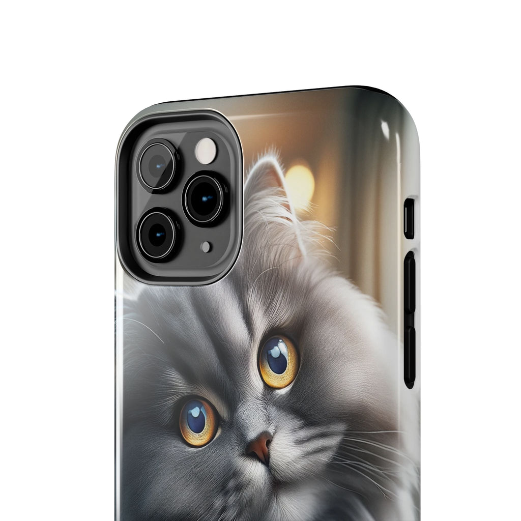 Grey cat - Tough Phone Case