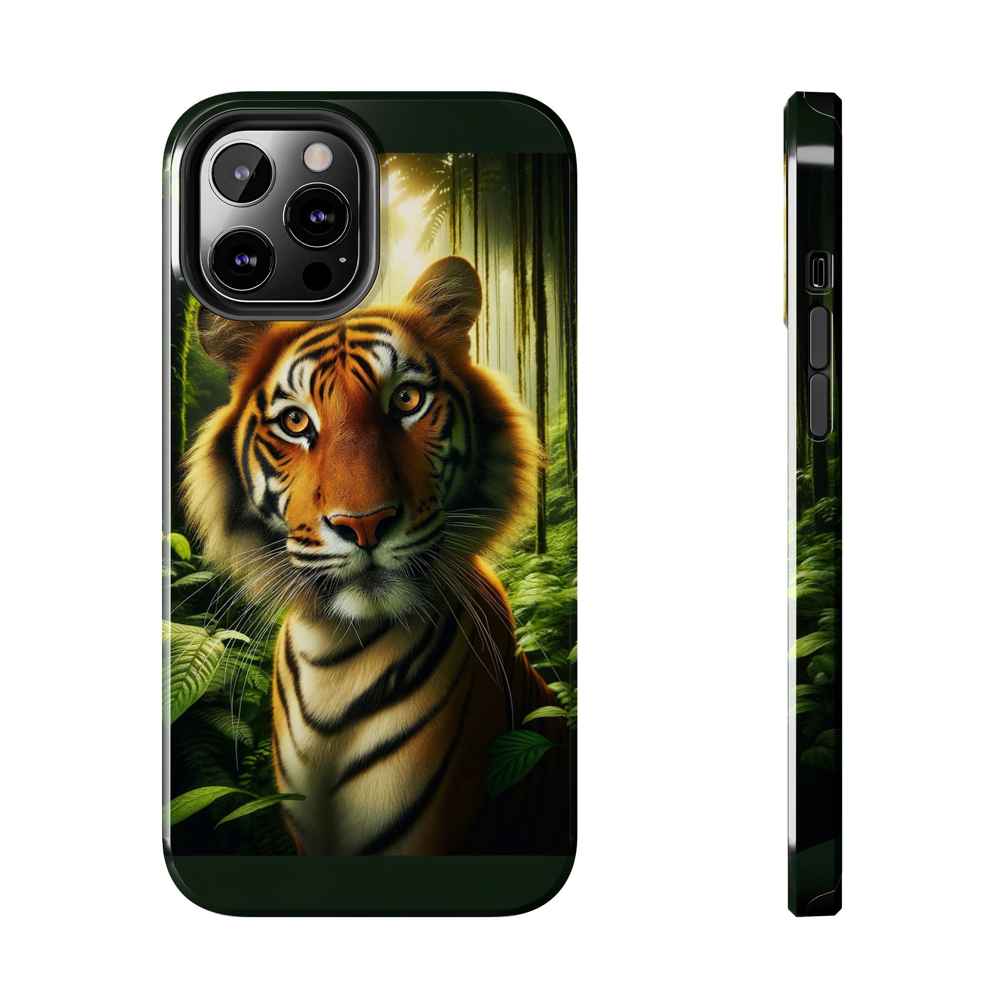 Curious Tiger - Tough Phone Case