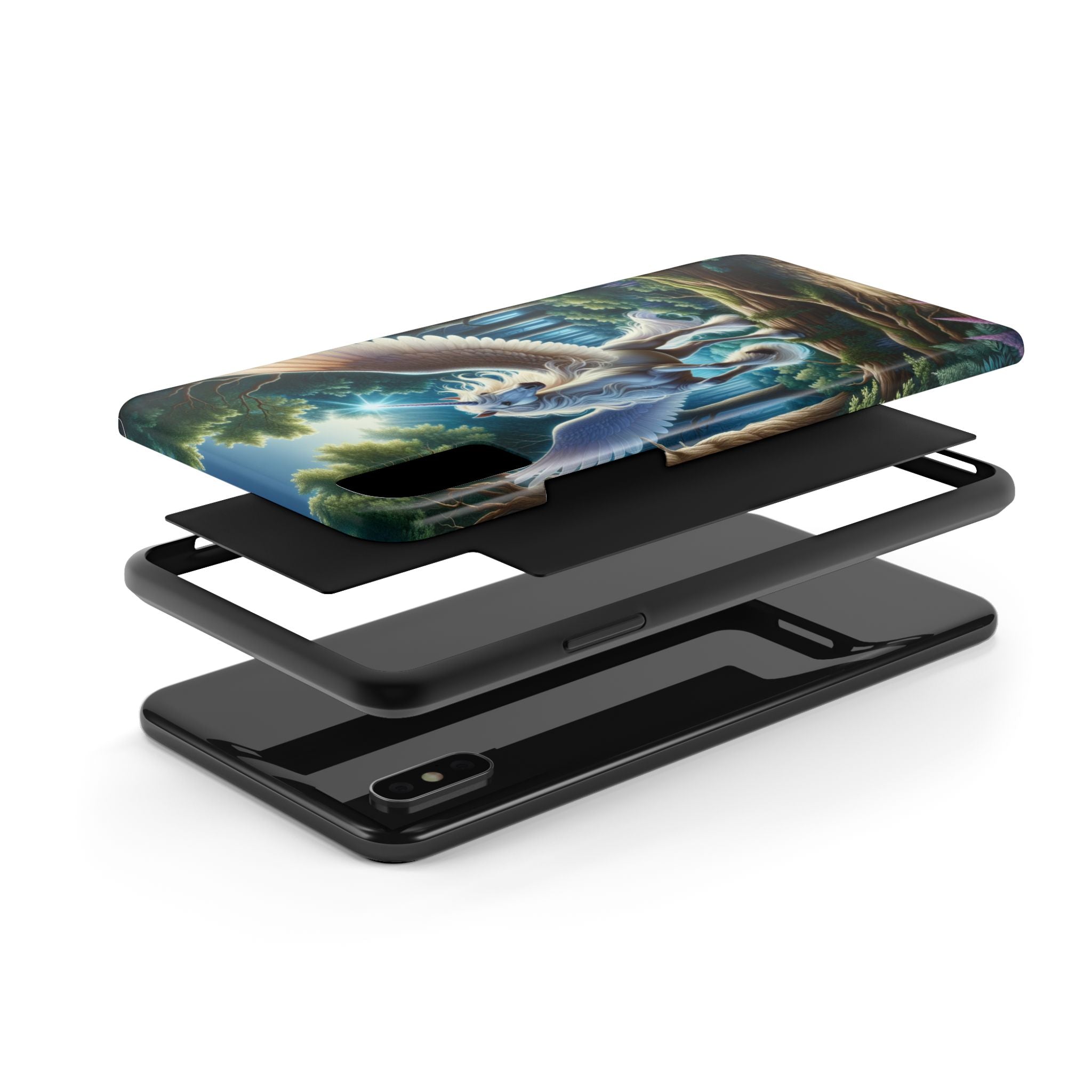 Landing Unicorn - Tough Phone Case