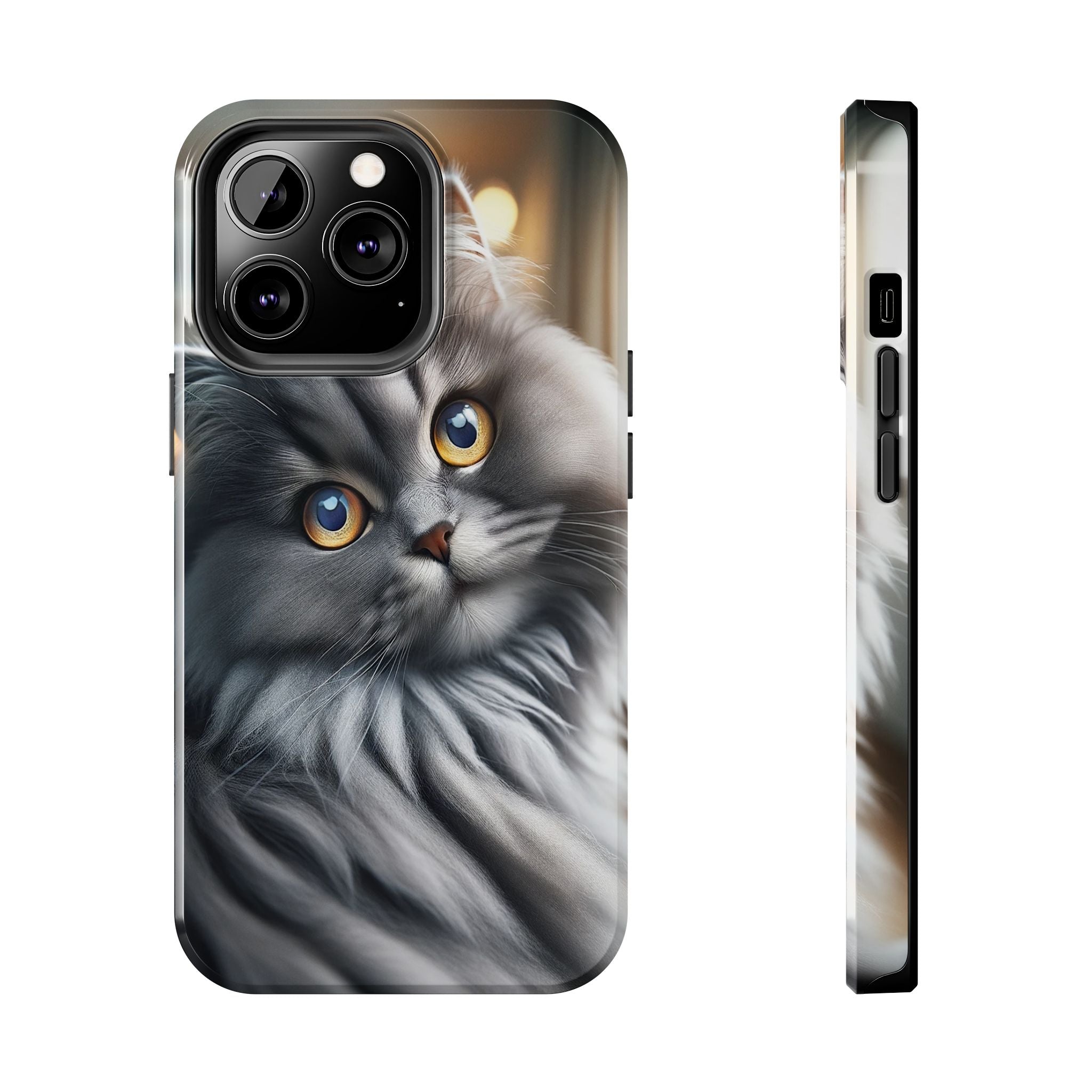 Grey cat - Tough Phone Case