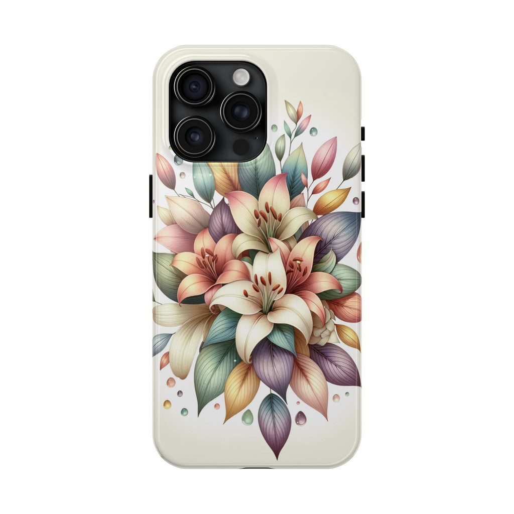 Phone Cases - Beautiful Lily Bouquet Design