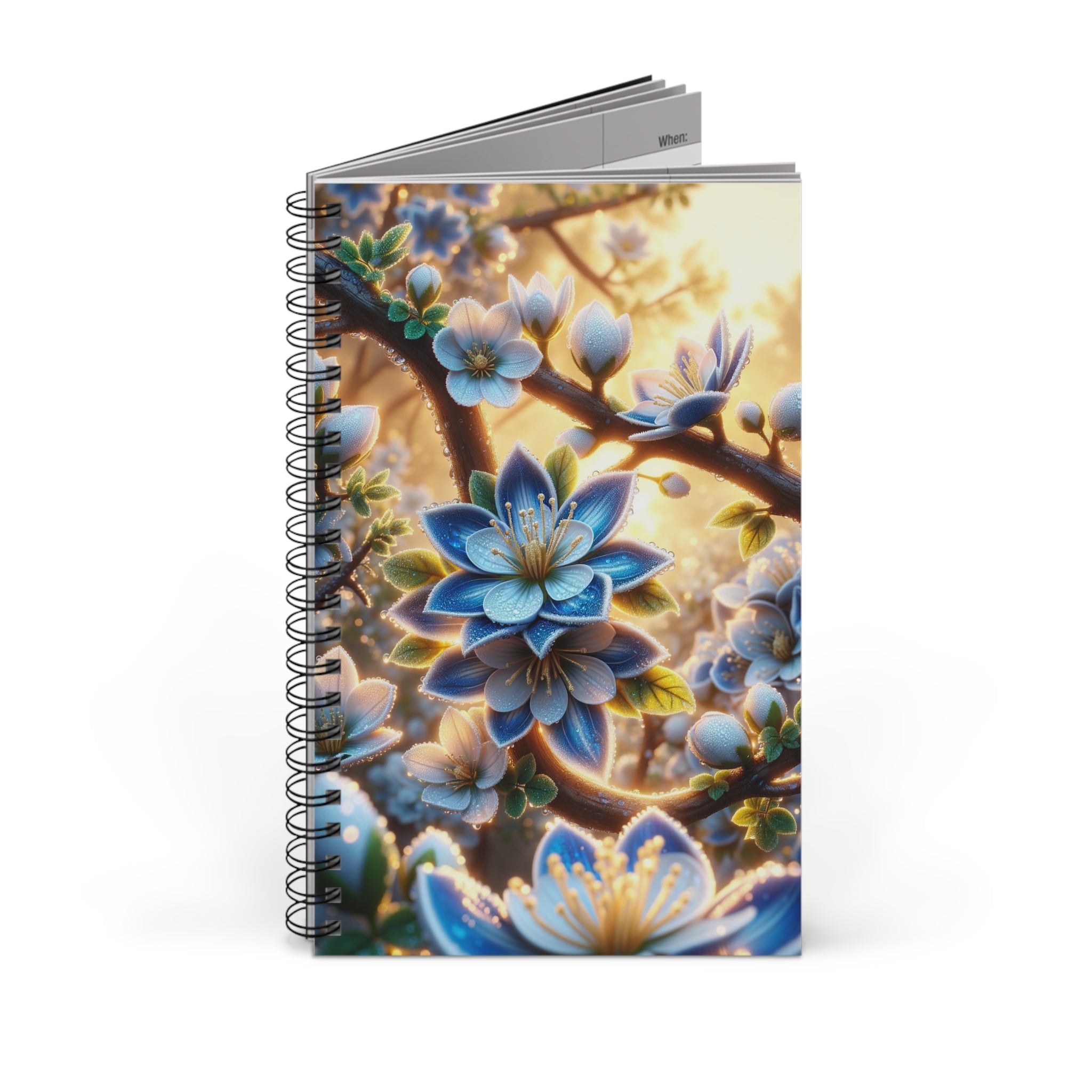 Beautiful Blue-white Blossoms (3) - Spiral Journal