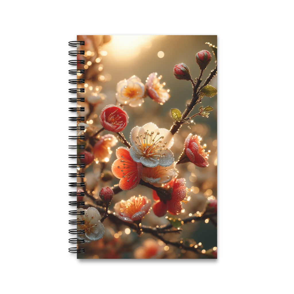 Red & white flowers (2) - Spiral Journal