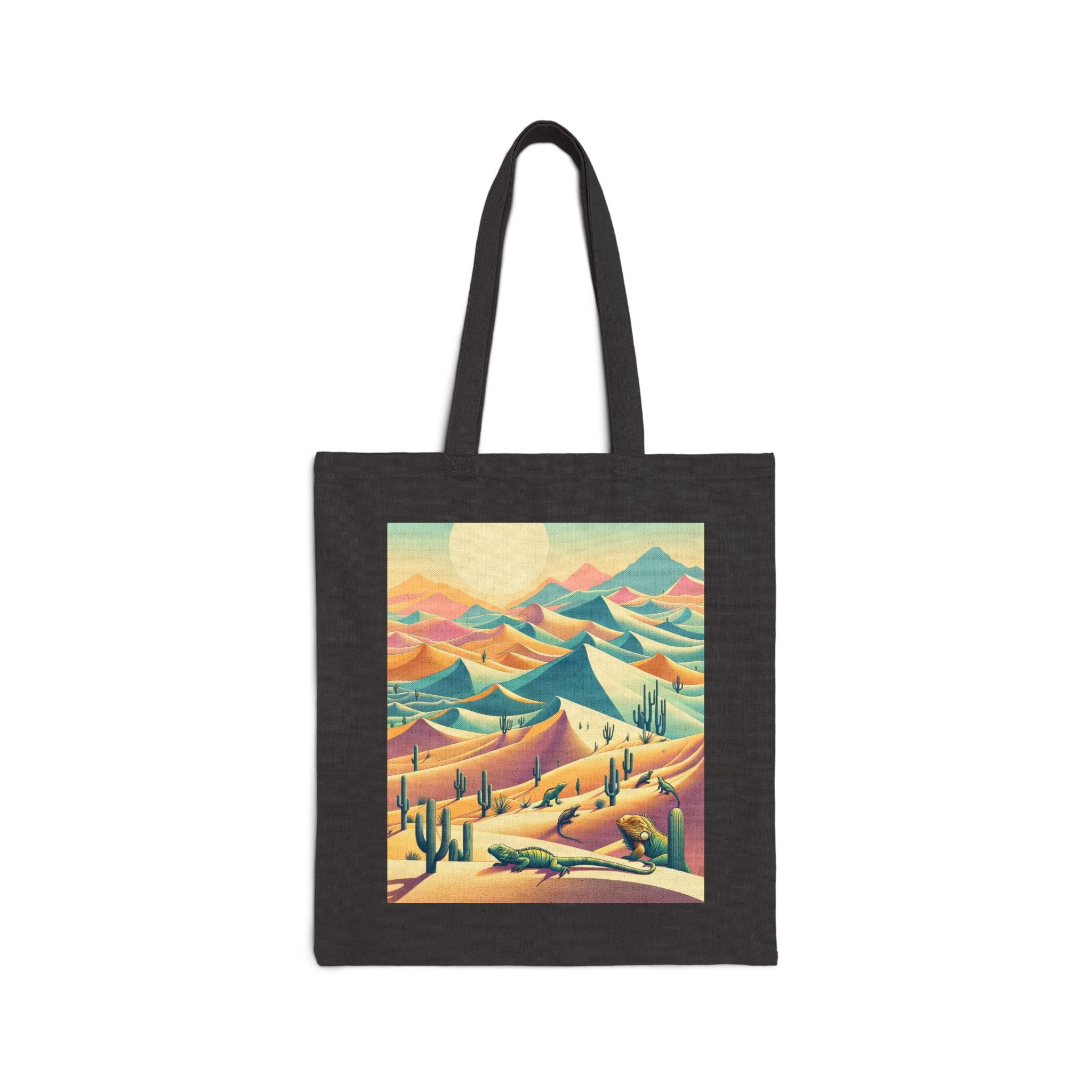 Desert Landscape - Cotton Canvas Tote Bag