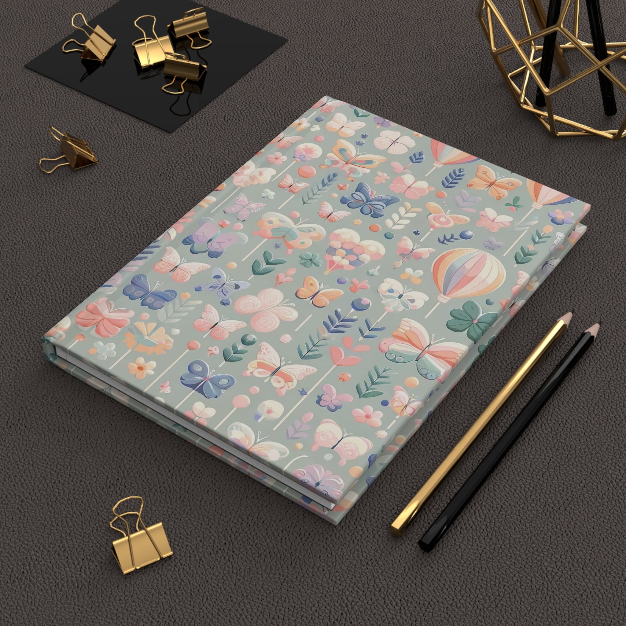 Butterflies and balloons 1 - Hardcover Notebook