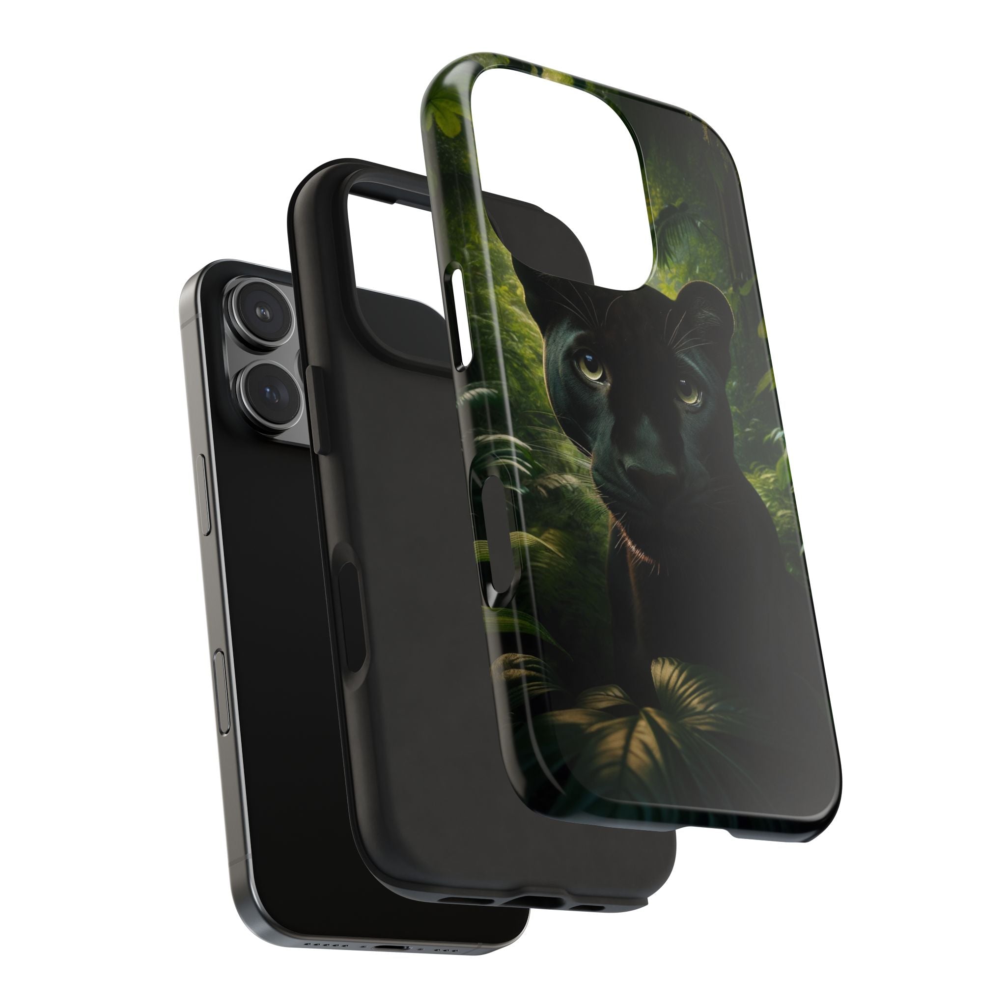 Curious black panther - Tough Phone Case