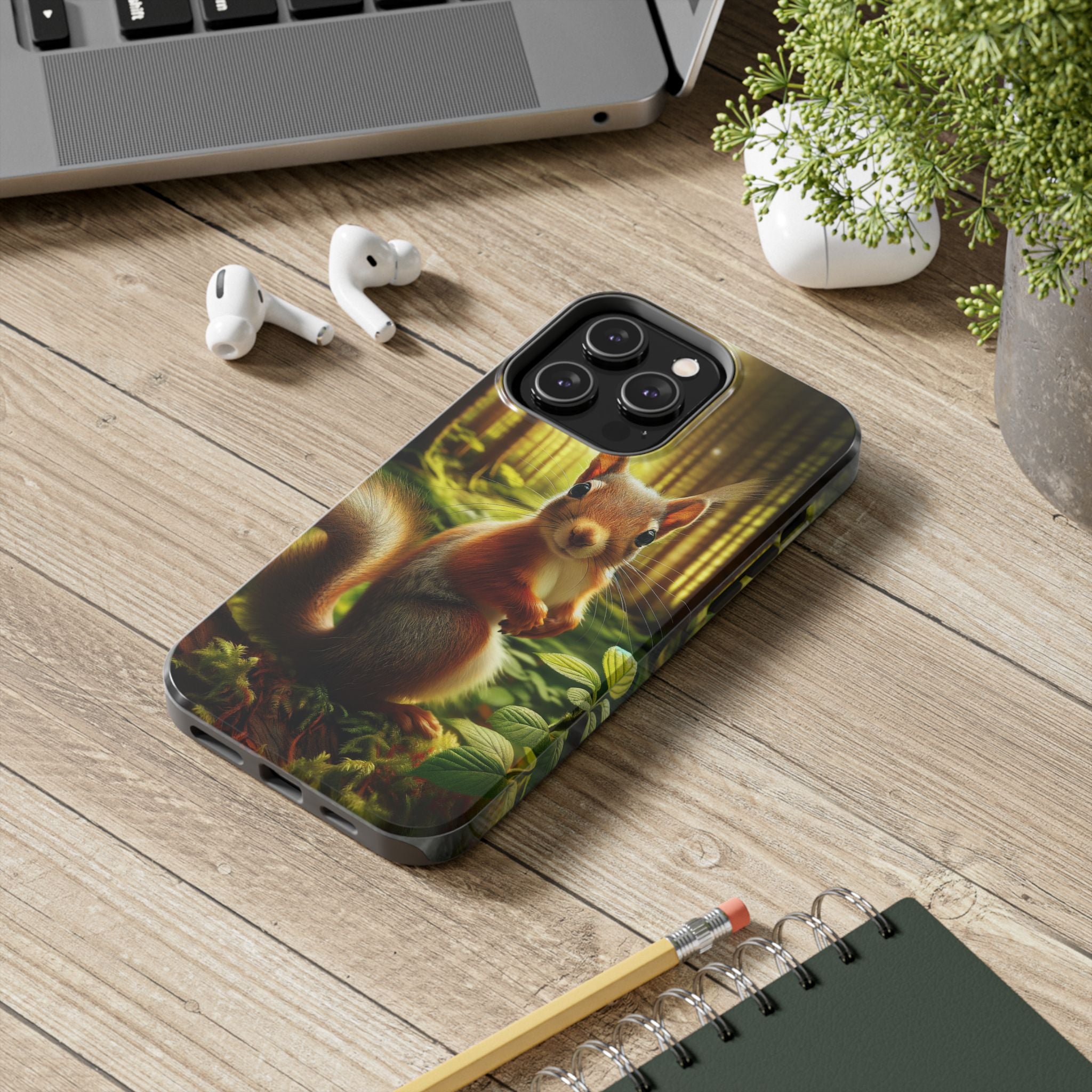 Curious squirrel - Tough Phone Case