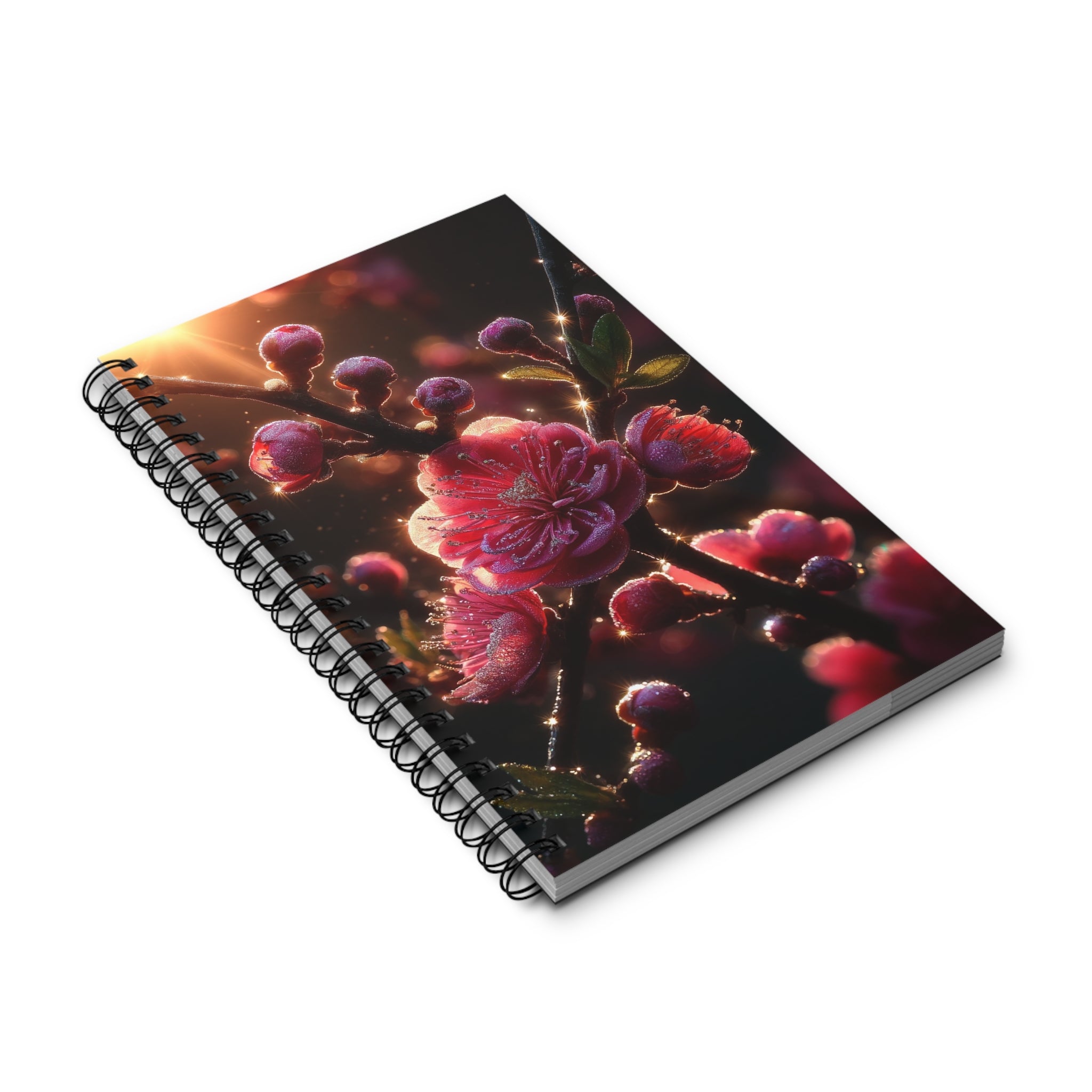 Pink-coloured diamond flowers (4) - Spiral Journal