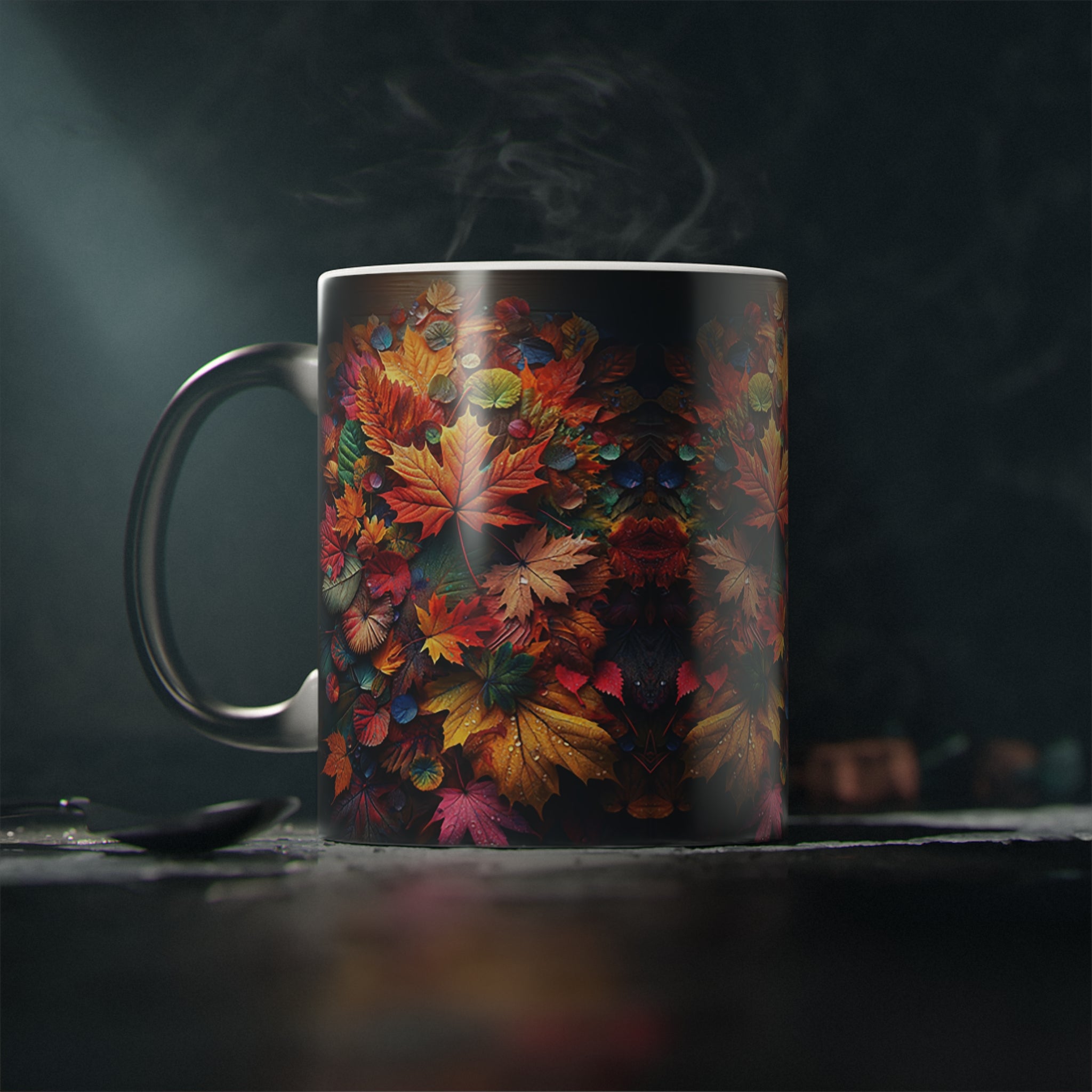 Autumn Leaves Magic Mug — Color-Changing Coffee Cup