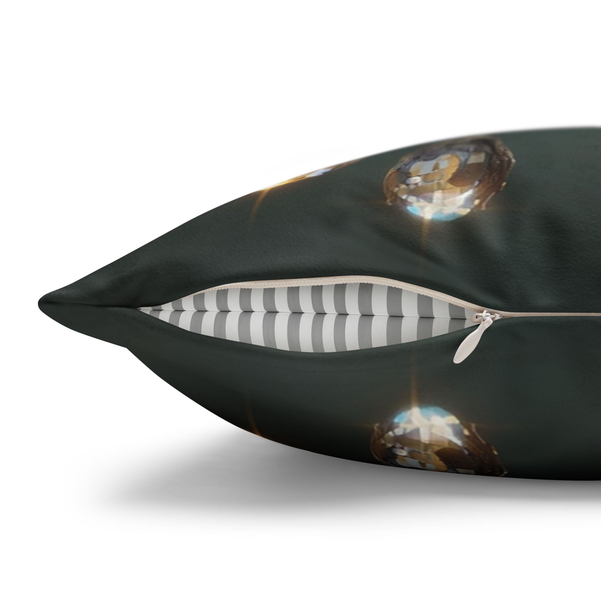 Shining diamond flowers - Suede Square Pillowcase