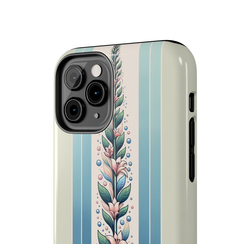 Lilies and leaves - Tough Phone Case