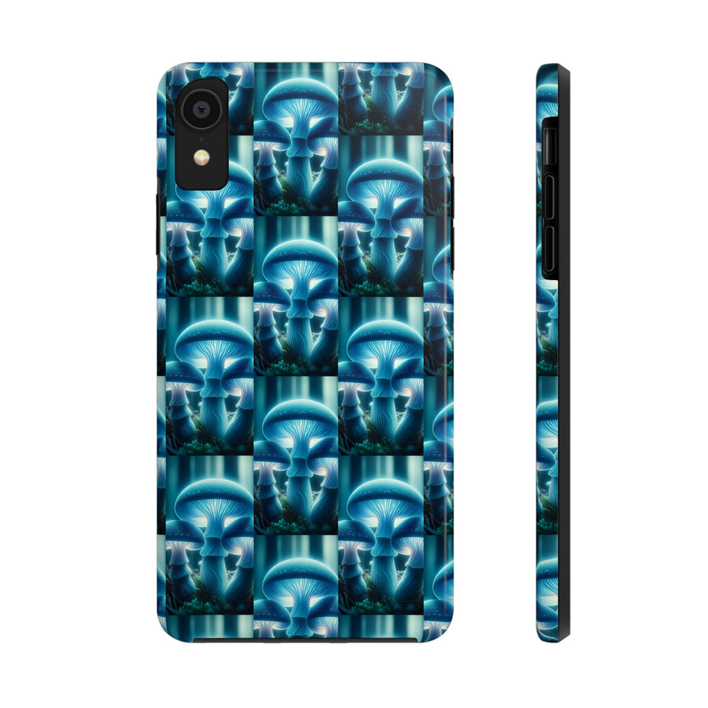 Blue Mushrooms - Tough Phone Case