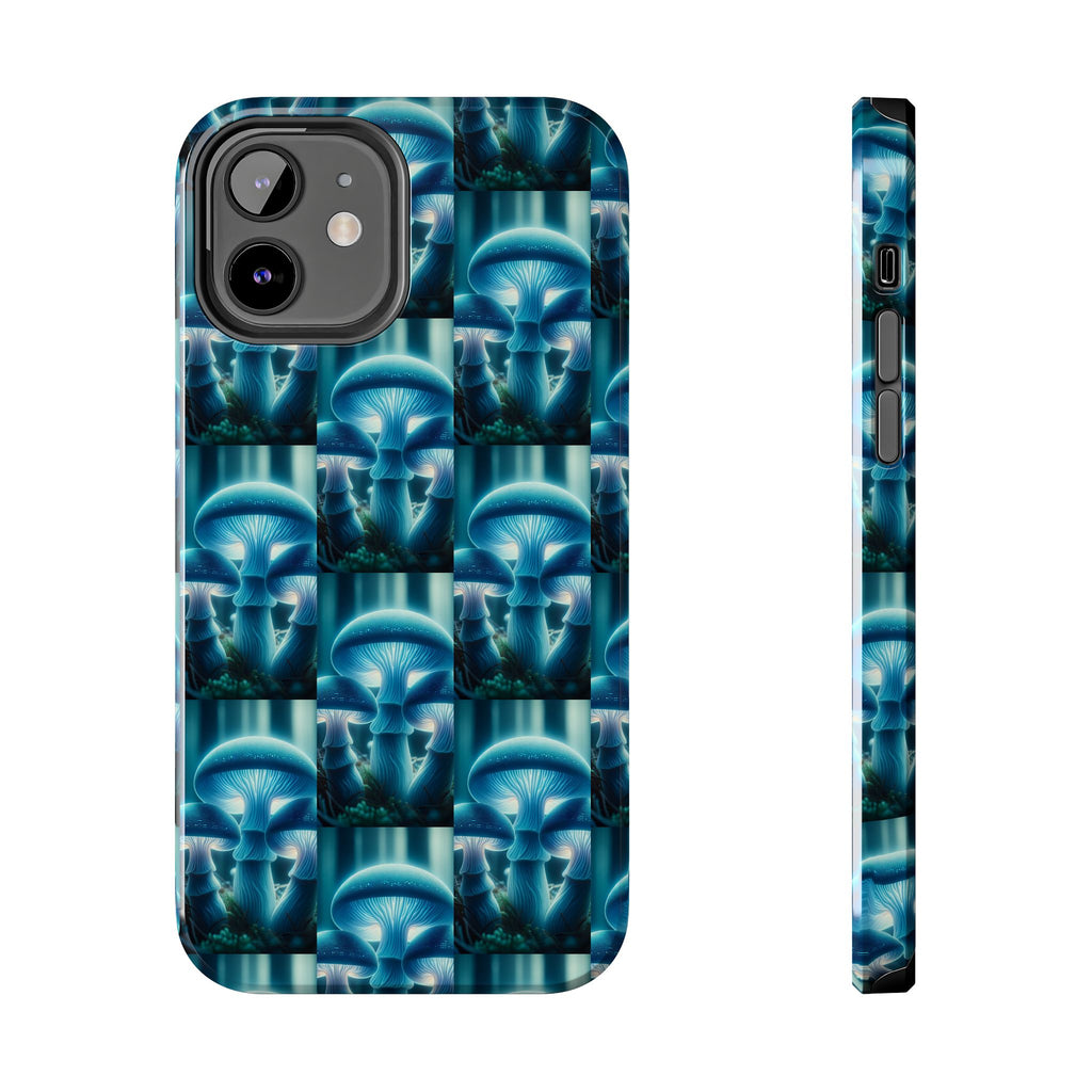 Blue Mushrooms - Tough Phone Case
