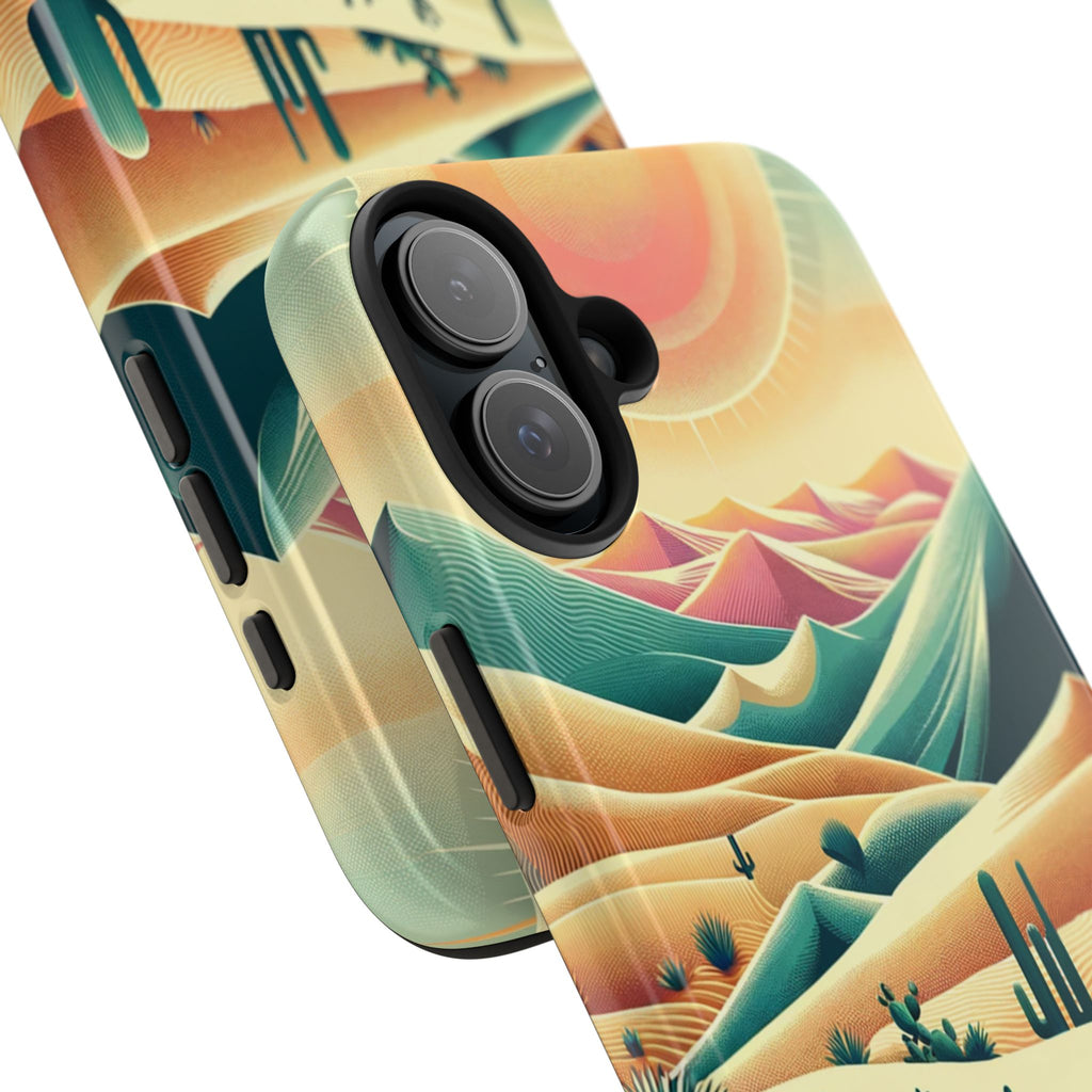 Iguana in the desert - Tough Phone Case