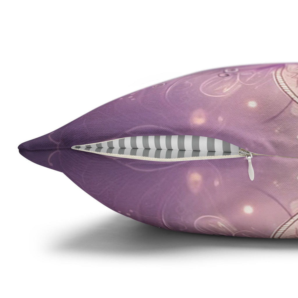 Mandala - Pink design - Spun Polyester Square Pillowcase