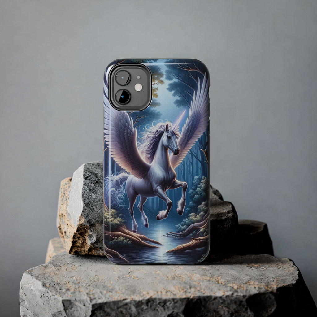 Phone Case - Unicorn Landing in Magical Forest
