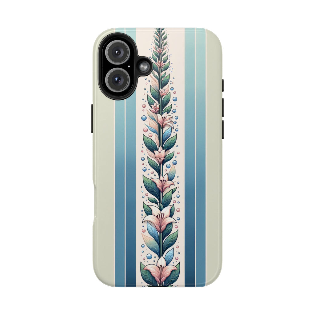 Lilies and leaves - Tough Phone Case